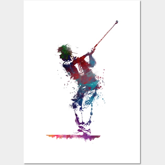 golf player sport art #golf #sport Wall Art by JBJart